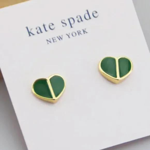 kate spade Jewelry New Kate Spade Heritage Spade Heart Stud